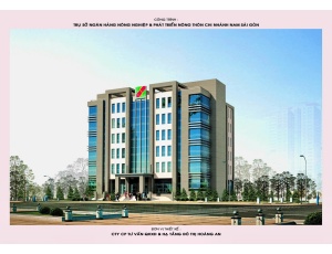 Thiết kế trụ sở ngân hàng Nam Sài Gòn-TP.HCM